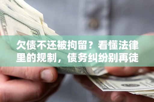 北京欠债不还被拘留？看懂法律里的规制，债务纠纷别再徒劳奔波