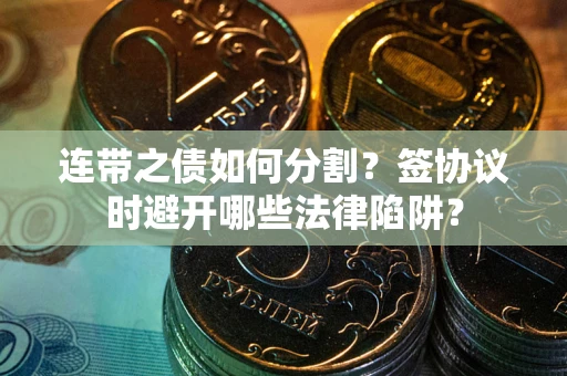北京连带之债如何分割？签协议时避开哪些法律陷阱？