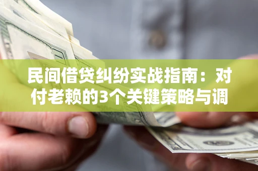 北京民间借贷纠纷实战指南：对付老赖的3个关键策略与调解盲区解析
