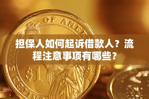北京担保人如何起诉借款人？流程注意事项有哪些？